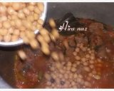 A picture of step 2 of Beef chana Biryani.