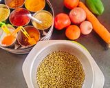A picture of step 1 of Moong dal chaat 😋 (Green Grams 😋 chaat).