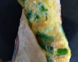 A picture of step 7 of Egg spring onion omlet.