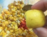 A picture of step 4 of Corn chaat.