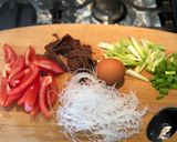Hình bước làm 1 của món Canh mây-dét tủ lạnh