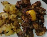 Foto del paso 4 de la receta Cabrito al ajillo y limón con patatas al horno