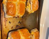 A picture of step 4 of Chicken Bacon ranch sliders.