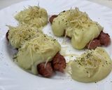 Foto del paso 4 de la receta: Longaniza blanca con puré y queso al Wilson