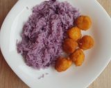 Rántott sajtgolyó áfonyás rizzsel recept fázis 2 fotója