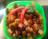 Foto langkah ke 3 dari resep Oseng tempe bakso pedas.