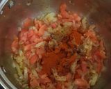 Lecsós csirkemáj recept fázis 2 fotója