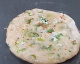 A picture of step 4 of Paneer Paratha with Spring Onions.