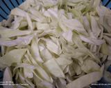 A picture of step 1 of Cabbage mix veg.