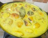 गुजराती कढ़ी पकौड़ा (gujarati kadhi pakoda recipe in Hindi) रेसिपी चरण 7 फोटो