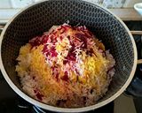 عکس مرحله 5 از دستور لبو پلو با مرغ