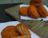 Gambar langkah 11 resipi Homemade Nugget.