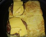 Foto del paso 4 de la receta: Hamburguesa con queso y huevo