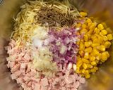 Fokhagymás - tejfölös töltött melegszendvics recept fázis 2 fotója