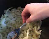 A picture of step 1 of Spaghetti with Slow Cooked Caramelised Onions & Garlic.