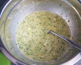 Une image de l'étape 2 de Clafoutis chèvre courgette.