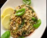 A picture of step 6 of Mushroom Risotto.