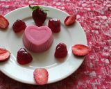 A picture of step 8 of Strawberry jello pudding.