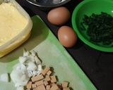 Foto langkah ke 3 dari resep Omelet Kelor Keju.