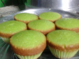 Cup cake pandan
