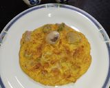 A picture of step 4 of Mushroom Olive Omelette.
