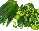 Okra soy sauce salad recipe step 1 photo