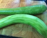 Hình bước làm 1 của món Canh bầu thịt nạc băm