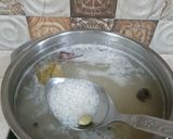 A picture of step 1 of Subj Soya Biryani.