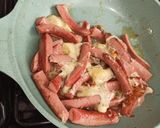 A picture of step 3 of Dilly Dog Open-faced Ciabattas.
