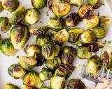 Roasted Brussels Sprout with Corn Cashews and cranberries recipe step 1 photo