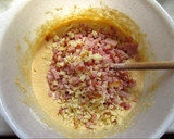 Sonkás-sajtos gofri (Gluténmentes) recept fázis 2 fotója