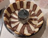 A picture of step 3 of Semifreddo with Pavesini Cookies.
