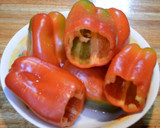 Foto del paso 5 de la receta: Pimientos Rojos rellenos al estilo de Medio Oriente
