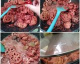 A picture of step 4 of Fermented beancurd with lotus roots and ribs 南乳蓮藕炆排骨.