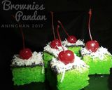 Foto langkah ke 12 dari resep BROWNIES Kukus Pandan.