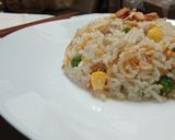 Foto langkah ke 6 dari resep Nasgor ikan teri mix vegie.