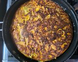 Foto del paso 5 de la receta: Tortilla de pasta, pollo y más