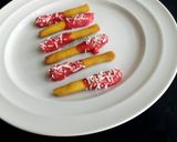 A picture of step 8 of Chocolate covered Cookie sticks.