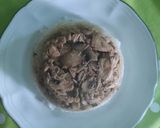 Foto langkah ke 4 dari resep Nasi Tim Ayam Jamur.