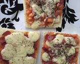Foto langkah ke 4 dari resep Roti topping Smoked Beef Mozarella.