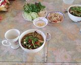 Hình bước làm 4 của món Bún cá và bánh đa cua mua sẵn tại Hàn ♥
