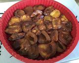Une image de l'étape 5 de Tarte renversée prunes et pistaches.