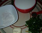 A picture of step 1 of Bechamel sauce.