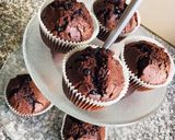 A picture of step 5 of Moist Chocolate Muffins.