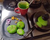 Foto del paso 5 de la receta: Desayuno navideño - panqueques