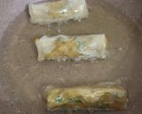 A picture of step 5 of Rice paper bullet samosa.