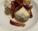 Foto del passaggio 3 della ricetta Canederli ripassati 2 con crema di formaggi e speck croccante