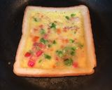 A picture of step 5 of No Bread Veggie Egg Toast.