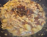 A picture of step 4 of Squid and Chicken stir-fry.