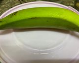 A picture of step 1 of Banana bajji/valakai bajji.